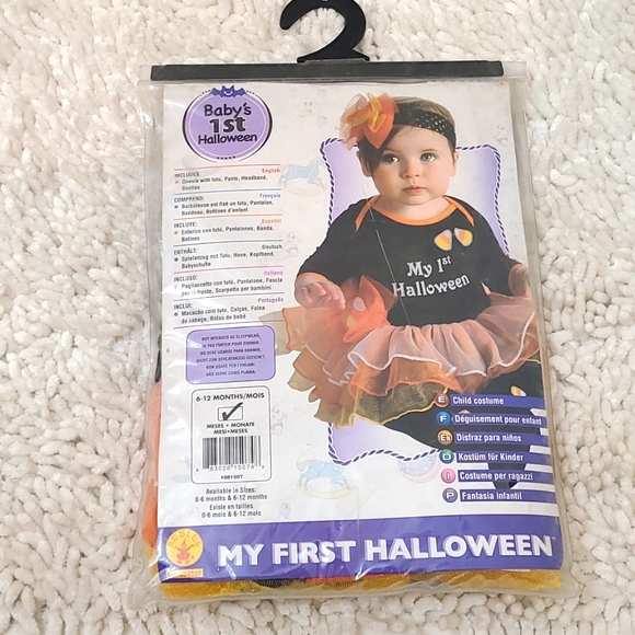 Rubie's Costumes Nwt Rubies My First Halloween Costume Baby Poshmark